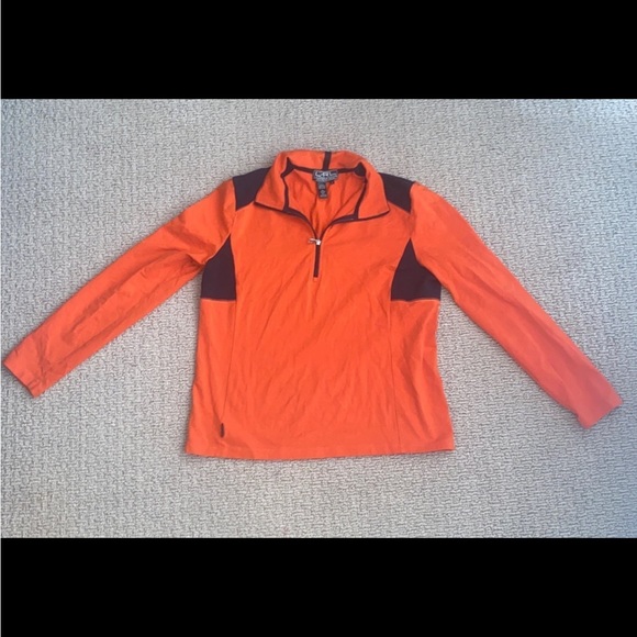 LRL Lauren Active Ralph Lauren Quarter Zip Sweatshirt Pullover Large - Picture 4 of 12